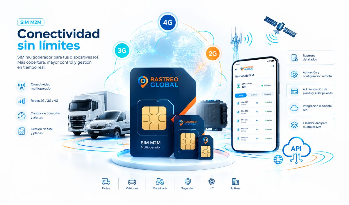 SIM M2M para flotas